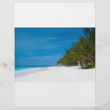 Tropical Beach in Barbados Flyer