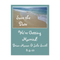 tropical-beach-, Save the Date, ... Postcards