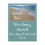 tropical-beach-, Save the Date, ... Postcards
