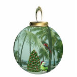Tropical Bird Christmas Ornament photo sculptures