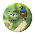 Tropical Bird Quote Magnet
