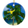 Tropical Blue and Gold Macaw Christmas Ornament