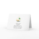 Tropical Christmas Ornament Holiday Invitation cards