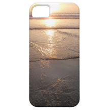 Tropical dark Beach sunset iPhone 5 Covers
