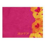 Tropical Delight Wedding postcards
