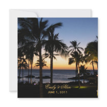Tropical Destination Wedding Invitations