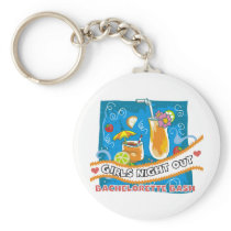 Tropical Drinks Bachelorette Bash Key Chain