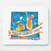 Tropical Drinks Bachelorette Bash Mouse Pads