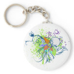 tropical elegance vector design keychains