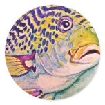 tropical fish sticker