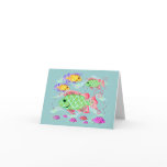 Tropical Fish thank you card template