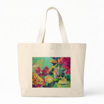 Tropical Fish Underwater Scene Tote Book Bag