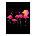 Tropical Flamingo Art Gifts Postcards