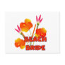 Tropical Flowers Beach Bride Post Cards
