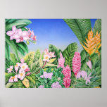 Tropical Garden Poster