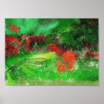 Tropical Gardens canvas Poster