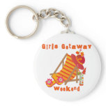 Tropical Girls Getaway Weekend keychains