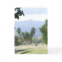 Tropical Golf Course Greeting Cards