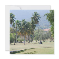 Tropical Golf Course Invitations