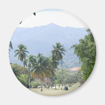 Tropical Golf Course Magnet
