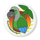 Tropical Green Cheeked Conure magnets