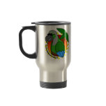 Tropical Green Cheeked Conure Travel Mug