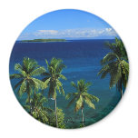 Tropical Island Beach Magnet