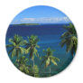 Tropical Island Beach Magnet