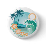 Tropical Island buttons