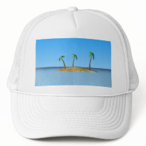 Tropical Island Mesh Hat