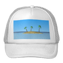 Tropical Island Mesh Hat