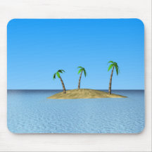 Tropical Island Mouse Pads