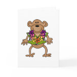 Tropical Luau Monkey cards