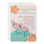 Tropical Luau Party Custom Invites