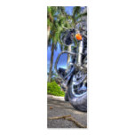 Tropical Motorcycle Bookmark Business Card Templates