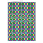 Tropical Neon fish eye Cartao