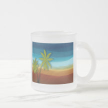 Tropical Palm Tree Mugs