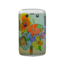 Tropical Paradise Black Berry case Blackberry Bold Cases