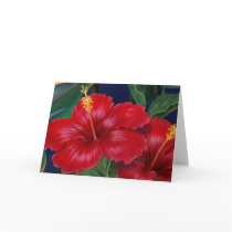 Tropical Paradise Hibiscus Cards
