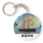 Tropical Paradise Key Chains