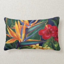 Tropical Paradise Lumbar Decorator Pillows