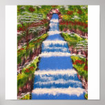 Tropical Rain Forest Waterfall posters