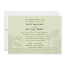 Tropical Rendezvous Wedding Invitation