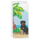 tropical rottweiler rack cards