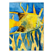 tropical saltwater fish sea life art painting gift