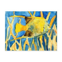 tropical saltwater fish sea life art painting gift