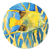 tropical saltwater fish sea life art painting gift