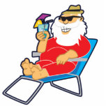 Tropical Santa Sculpture-2x3 3D Art Sculpture photo sculptures
