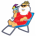 Tropical Santa Sculpture-8x10 3D Art Sculpture photo sculptures