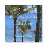Tropical Save the Date magnets